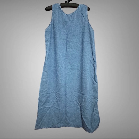 VINTAGE DENIM DRESS SIZE XL - Picture 2 of 7